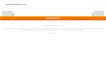 Tablet Screenshot of eyemeddivisioncare.com